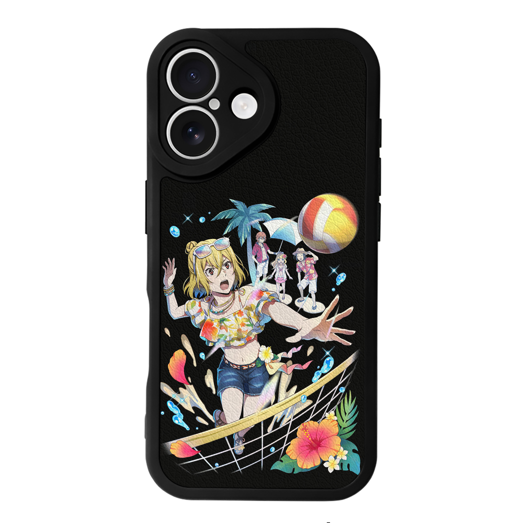 （画像用） 文豪ストレイドッグス Bungo Stray Dogs 【iPhone 16シリーズ対応】シリコンスマホケース（レザー調） 材質：シリコン